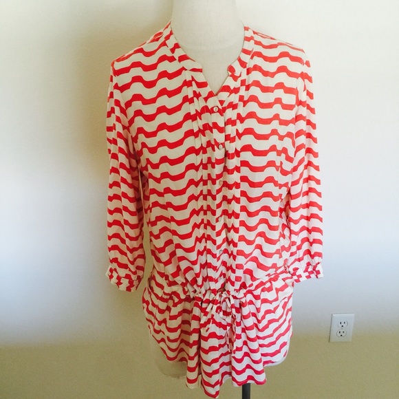 🔱SOLD🔱Anthropologie Swizzle stripe Tunic - Picture 2 of 3