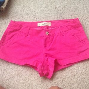 Hollister pink shorts!