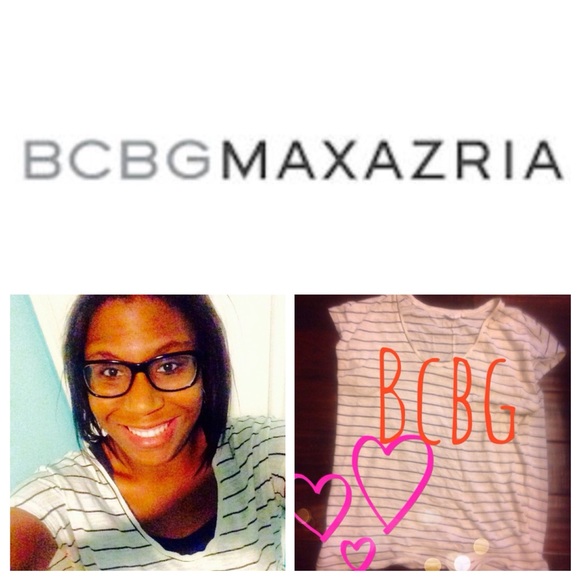 BCBG stripe shirt