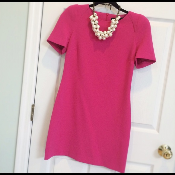 Zara Woman fuchsia hot pink shift dress - 👛 Small