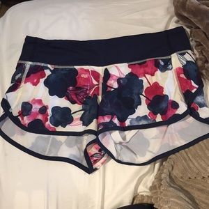 Lulu lemon speed shorts