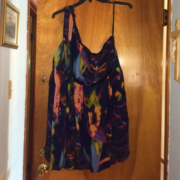 Torrid one shoulder dress