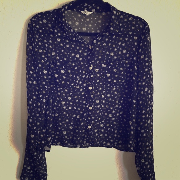 Cropped Button Up by Aeropostale - Picture 1 of 3