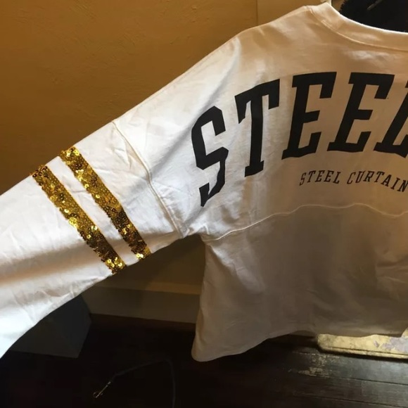 🚫SOLD🚫 Victoria's Secret PINK Steelers jersey - Picture 2 of 3