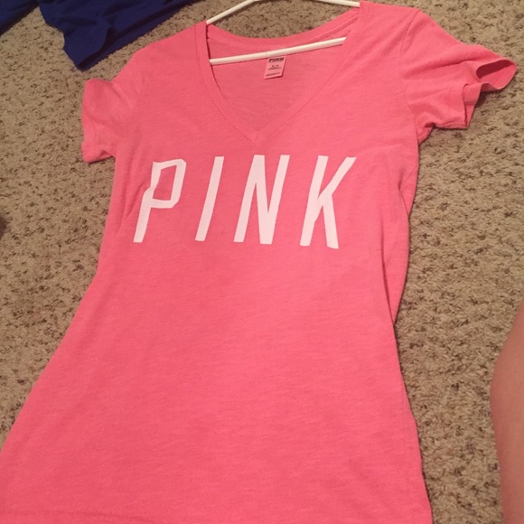 Pink v neck