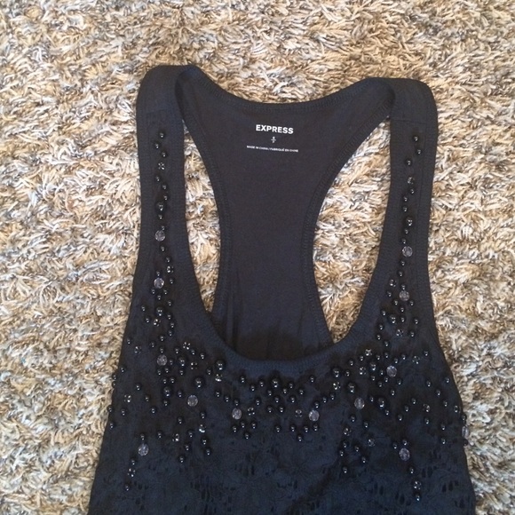 NWT Express sequined razorback - Picture 2 of 4