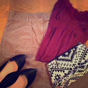 DKNY Pure Corduroy Skirt