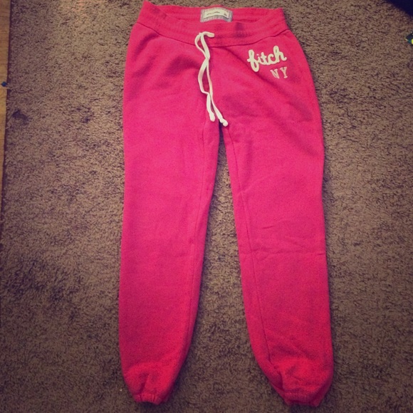 Abercrombie pink sweatpants