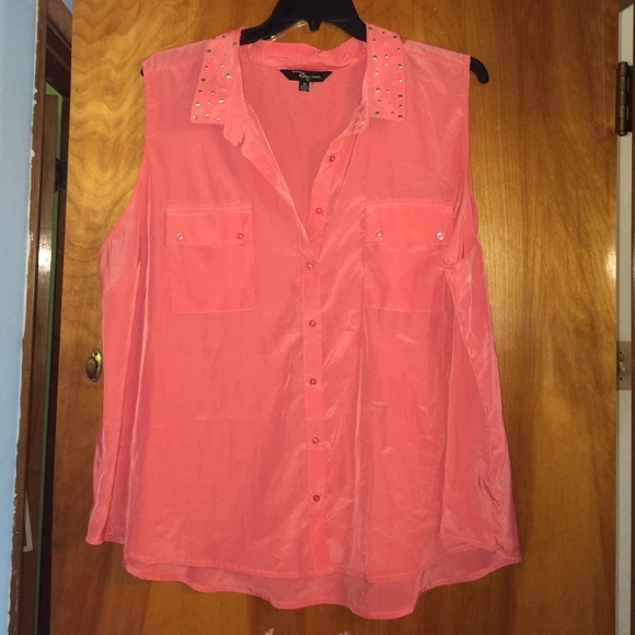 Riley + James studded collared shirt