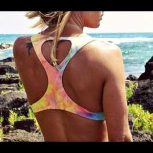 Authentic Lolli Swim Tie Dye Heart Racerbak