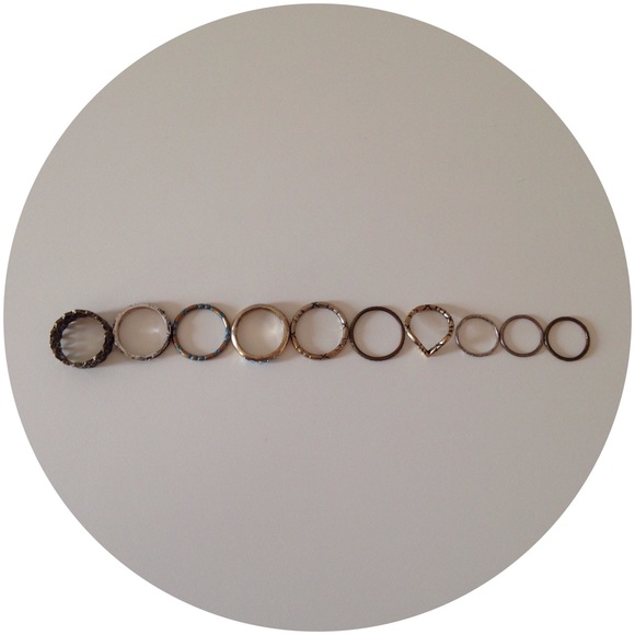 Urban Outfitters Assorted Rings