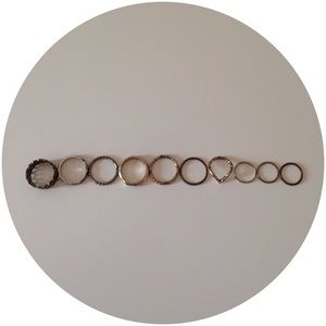 Urban Outfitters Assorted Rings