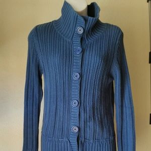 Navy Blue Turtleneck Sweater