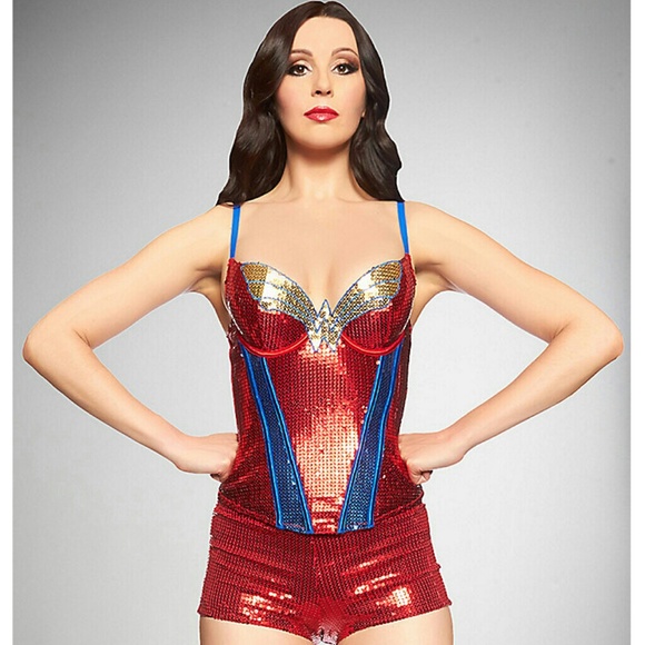 ✨Wonder Woman Sequin Glam Corset✨
