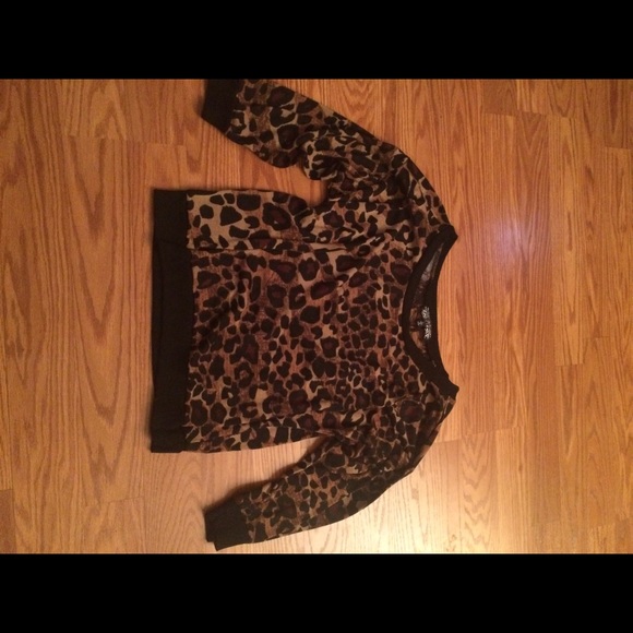 Cheetah mid length shirt