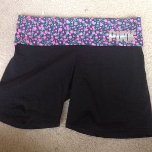 Victoria secret pink yoga shorts!