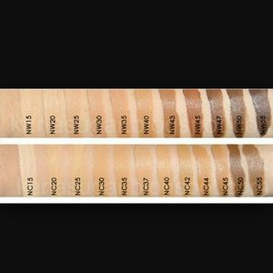 mac cosmetics other mac pro longwear nourishing mac pro longwear foundation color chart