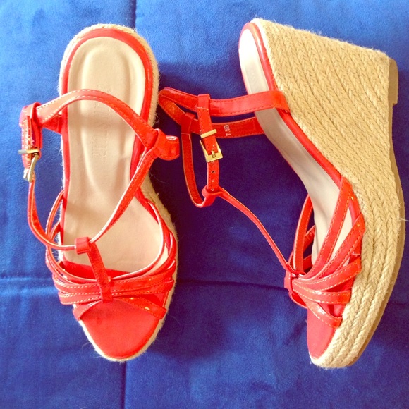 Orange Espadrille Sandals