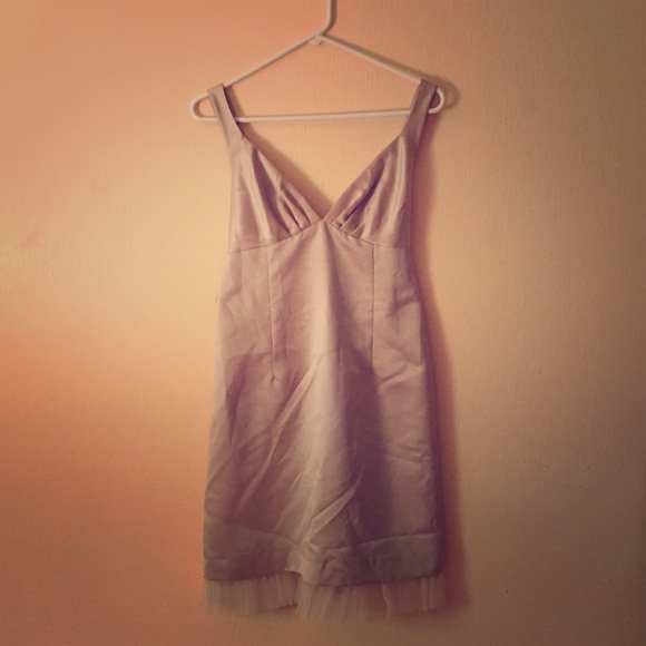 Gold dress lace trim