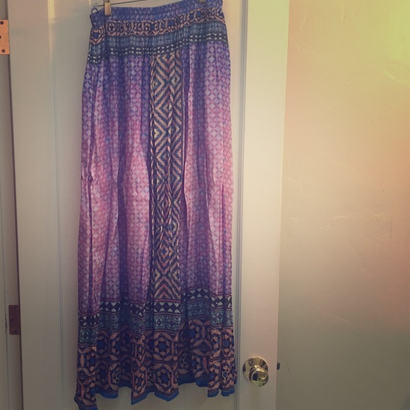 Anthropologie maxi skirt