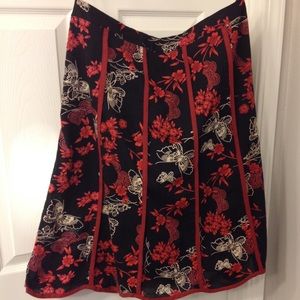 Black Knee Length Skirt