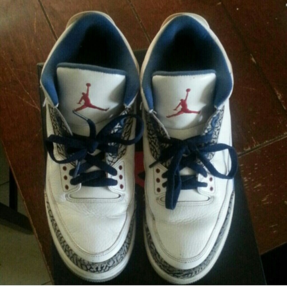 JORDAN 3 TRUE BLUE/ WHITE
