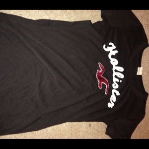 Brown hollister womens tee