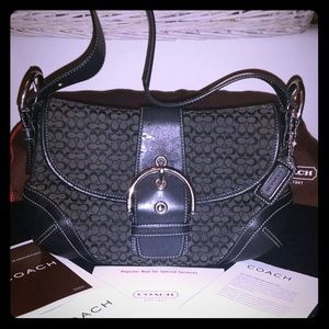 Authentic Vintage Signature Coach Hobo Purse
