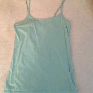 mint green tank top