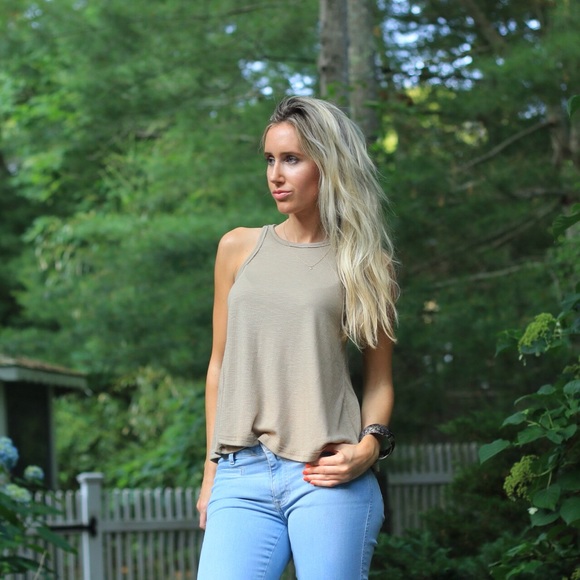 Free People Tan Tank Top - Picture 3 of 4