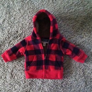 6-9month boy flannel jacket