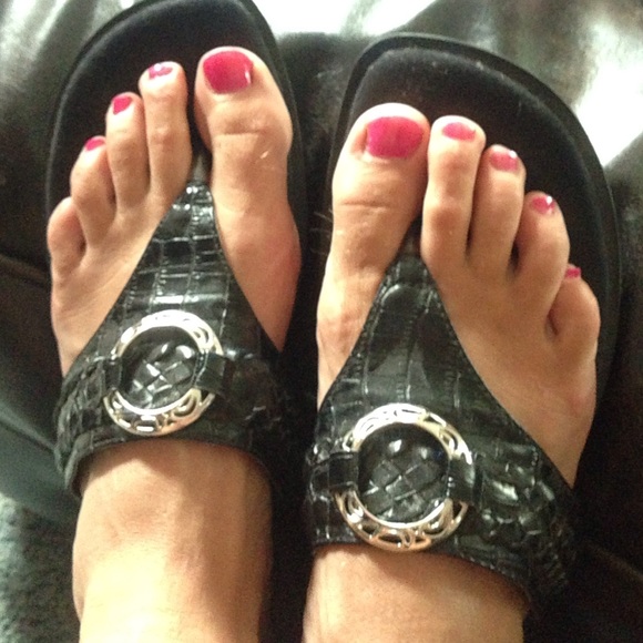 Black sandals