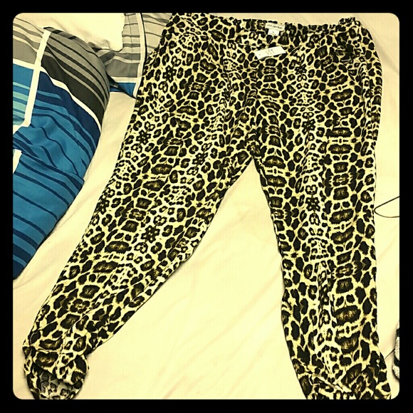 Body Central Harem Style Linen Pants