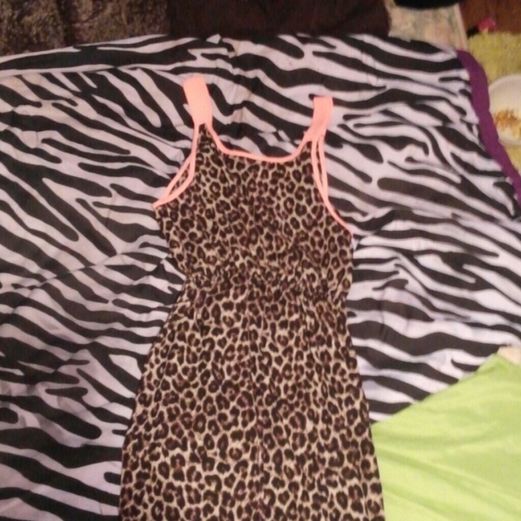 A cheetah dress from rue 21 warn 1 time