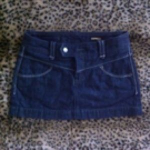 Express dark denim skirt size 2