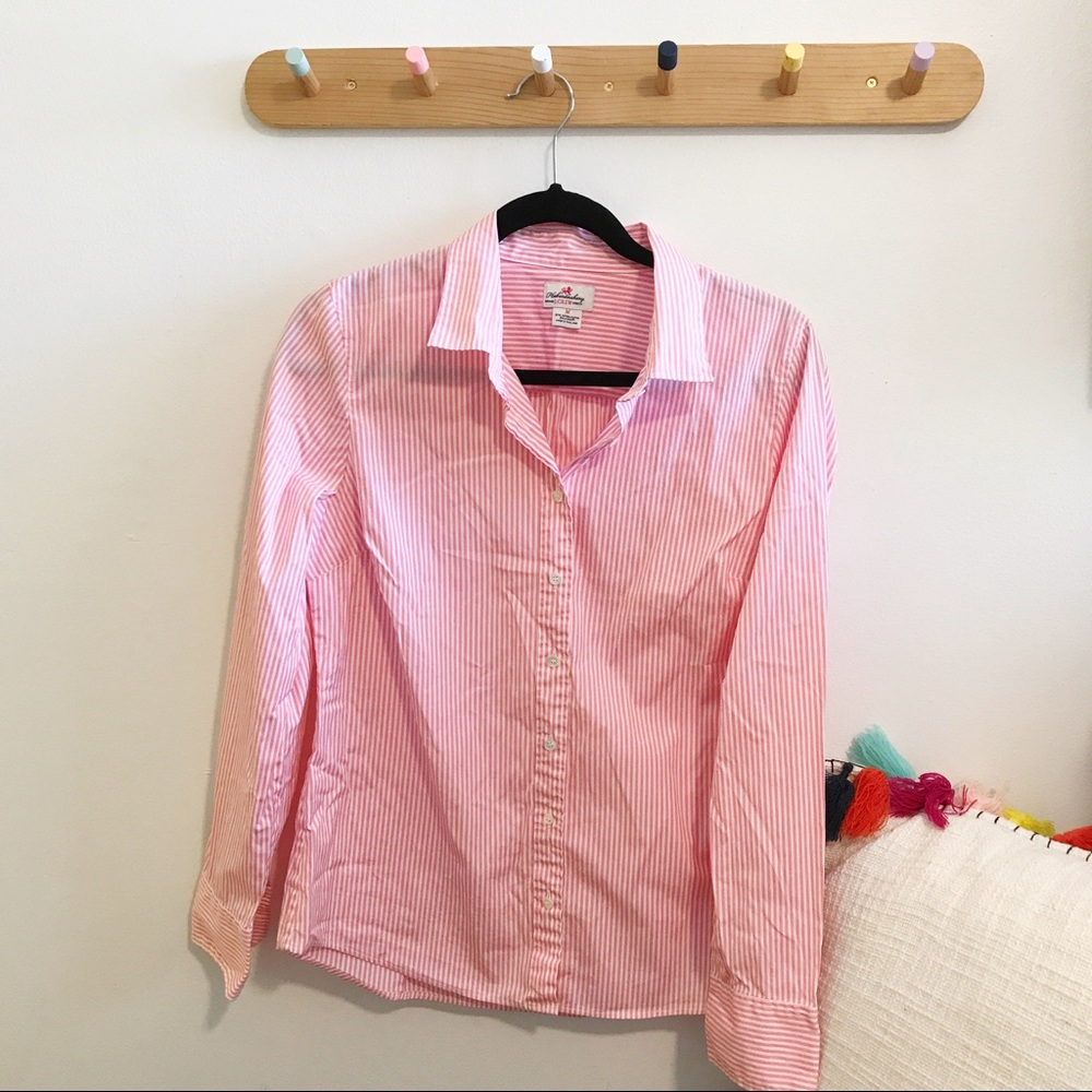 NWOT JCrew Striped Button Up
