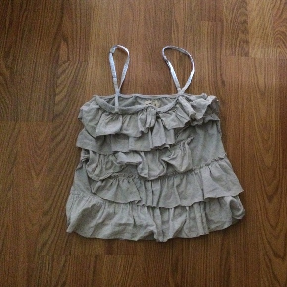 Ruffled tank top