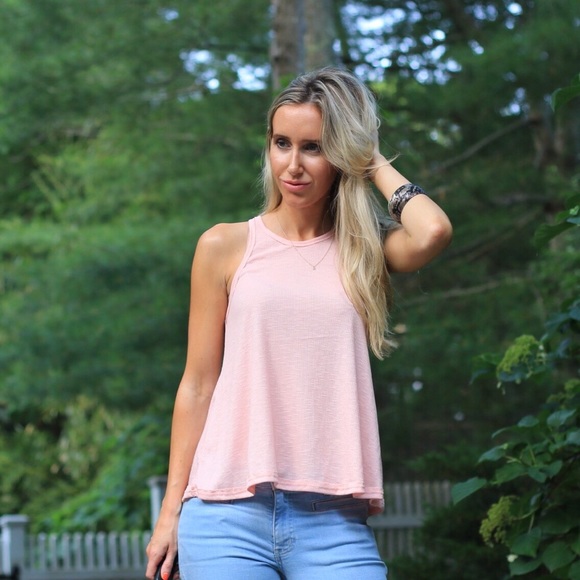 Free People Baby Pink Tank Top *Last 1! - Picture 2 of 4