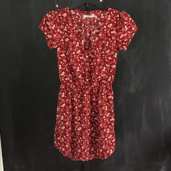 Kimchi Blue Button Up Floral Dress