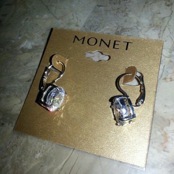 Diamond drop/dangle earrings - Picture 1 of 2