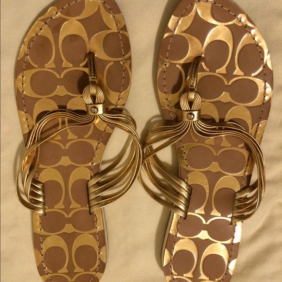 Coach Flip Flops