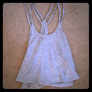 Abeecrombie Light Grey Strappy Tank