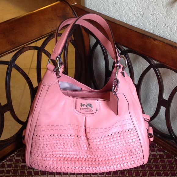 Leather Coach Handbag