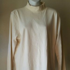 Cream Long Sleeve Turtleneck
