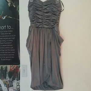 sparkly silver dress