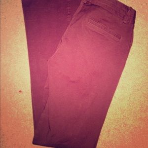 Burgundy slacks/dress pants
