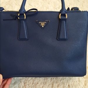 Saffiano style blue