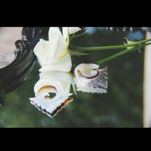 0g Shell Earrings - Picture 2 of 3