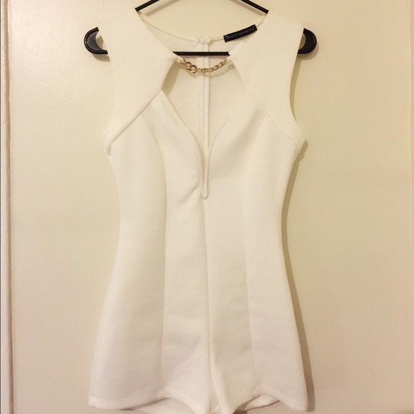 Ivory romper jumpsuit - Picture 1 of 4