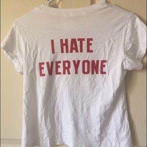 Brandy melville i hate everyone top